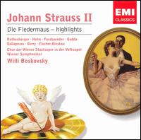 Johann Strauss II: Die Fledermaus [Highlights] - Adolf Dallapozza (tenor); Anneliese Rothenberger (soprano); Brigitte Fassbaender (mezzo-soprano);...