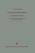 Johannes Philoponos: de Opificio Mundi