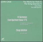 John Cage: 44 Harmonies from Apartment House 1776; Cheap Imitation