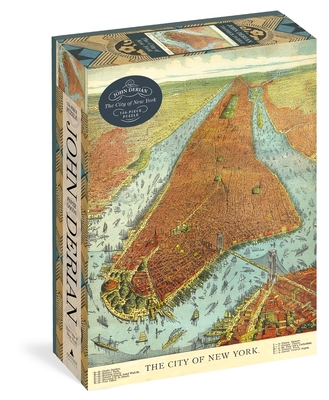 John Derian Paper Goods: The City of New York 750-Piece Puzzle - Puzzle, Artisan, and Derian, John