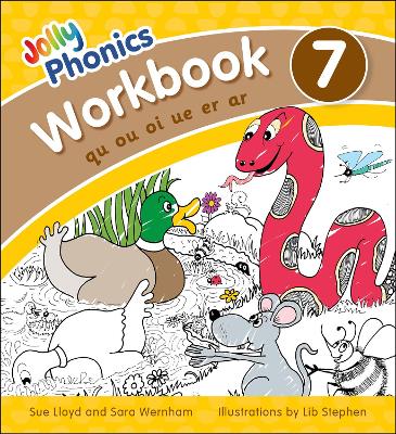 Jolly Phonics Workbook 7: in Precursive Letters (British English edition) - Wernham, Sara, and Lloyd, Sue