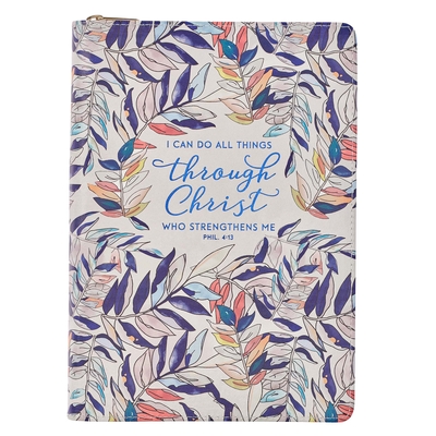 Journal All Things Through Chr - Christian Art Gifts Inc (Creator)