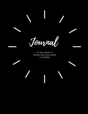 Journal Lined Notebook/Black Cover/Perfect For Girls and Boys/Primary Diary: Office Notebook/Journal For Women/Men/Boss/Coworkers/Colleagues/Students/Friends/Office Gag Gift (110 Pages, Lined Paper, 17.5 x 11.25) - Art, Journal