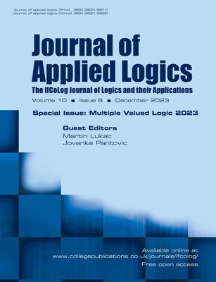 Journal of Applied Logics, Volume 10, Number 6, December 2023. Special Issue: Multiple Valued Logics 2024 - Lukac, Martin (Guest editor), and Pantovic, Jovanka (Guest editor)