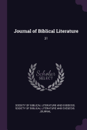 Journal of Biblical Literature: 31
