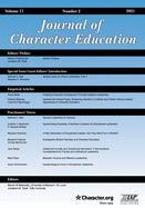 Journal of Character Education Volume 1 Number 2 2021
