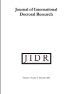 Journal of International Doctoral Research (JIDR) Volume 5, Number 1, December 2016