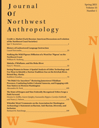 Journal of Northwest Anthropology: Volume 55, Number 1