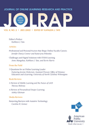 Journal of Online Learning Research and Practice: Volume 8, Number 2, 2021/2022