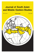 Journal of South Asian and Middle Eastern Studies