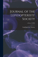 Journal of the Lepidopterists' Society; v.62: no.4 (2008)