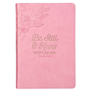 Journal Slimline Luxleather Be Still & Know - Psa 46:10