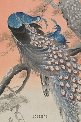 Journal: Two Peacocks in Tree Branch by Ohara Koson Dot Grid Notebook - Lambert, Rachel