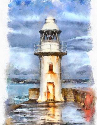 Journaling Notebook (Lighthouse Version 1, 8.5 X 11 Edition) - Breer, Matthew E