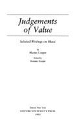Judgments of Value: Selected Writings on Music - Cooper, Martin, and Cooper, Dominic (Volume editor), and Berlin, Sir Isaiah (Foreword by)