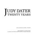 Judy Dater: Twenty Years - Enyeart, James L.