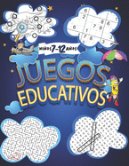 Juegos Educativos: 160 Rompecabezas y pasatiempos para nios 7-12 aos: Encuentra las diferencias, Sopa de letras, Desaf?o laberintos y sudoku.