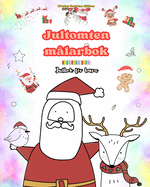 Jultomten m?larbok Julbok fr barn Frtjusande vinter- och jultomteteckningar att njuta av: Roliga julmotiv som stimulerar kreativitet och inl?rning