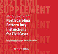 June 2021 Supplement to North Carolina Pattern Jury Instructions for Civil Cases
