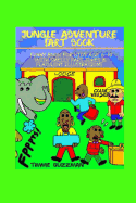 Jungle Adventure Fart Book: Funny Book For Kids Age 6-10 With Smelly Fart Jokes & Flatulent Illustrations Black & White Version