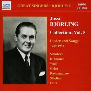 Jussi Bjrling Collection, Vol. 5: Lieder and Songs - 