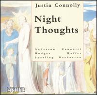 Justin Connolly: Night Thoughts - Corrado Canonici (double bass); Julian Warburton (percussion); Nancy Ruffer (flute); Nicolas Hodges (piano);...