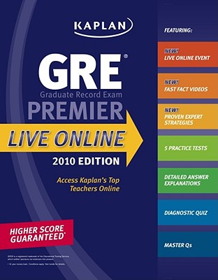 Kaplan GRE Exam 2010 Premier Live Online - Kaplan