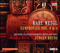 Karl Weigl: Symphonies Nos. 4 & 6 - Rheinland-Pfalz Staatsphilharmonie; Jrgen Bruns (conductor)