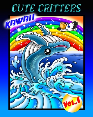 Kawaii Cute Critters Vol. 1: Kawaii Animals Chibi Wildlife Coloring Book for Toddlers, Kids, Teens, Adults, and Seniors, and even Includes a DIY Bookmark - Sledgepainter Books