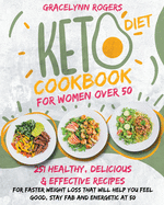 Keto Diet Cookbook for Women Over 50: 251 Healthy, Delicious and Effective Recipes for Faster Weight Loss That Will Help You Feel Good, Stay Fab and Energetic at 50!