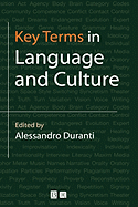 Key Terms in Language and Culture