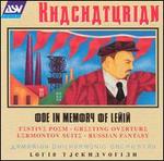 Khachaturian: Ode in Memory of Lenin