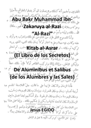 Kitab al-Asrar (El Libro de los Secretos), De Aluminibus et Salibus (de los Alumbres y las Sales)