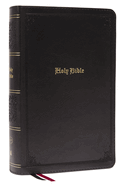 KJV Holy Bible: Large Print Single-Column with 43,000 End-Of-Verse Cross References, Black Leathersoft, Personal Size, Red Letter, Comfort Print (Thumb Indexed): King James Version