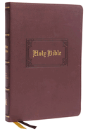 KJV Holy Bible: Large Print Thinline, Brown Leathersoft, Red Letter, Comfort Print: King James Version