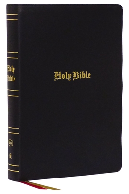 KJV Holy Bible: Super Giant Print with 43,000 Cross References, Black Genuine Leather, Red Letter, Comfort Print: King James Version - Thomas Nelson