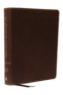 KJV, Journal the Word Bible, Bonded Leather, Brown, Red Letter Edition, Comfort Print: Reflect, Journal, or Create Art Next to Your Favorite Verses