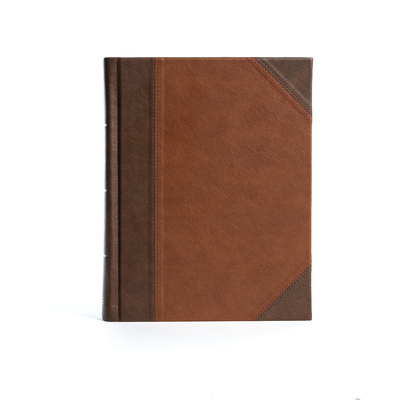 KJV Notetaking Bible, Large Print Edition, Brown/Tan Leathertouch-Over-Board - Holman Bible Publishers