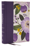 Kjv, the Woman's Study Bible, Cloth Over Board, Purple Floral, Red Letter, Full-Color Edition, Comfort Print: Receiving God's Truth for Balance, Hope, and Transformation