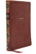 Kjv, Thinline Bible, Giant Print, Leathersoft, Brown, Thumb Indexed, Red Letter Edition, Comfort Print: Holy Bible, King James Version