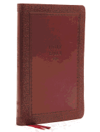 KJV, Thinline Bible, Standard Print, Imitation Leather, Red, Indexed, Red Letter Edition, Comfort Print