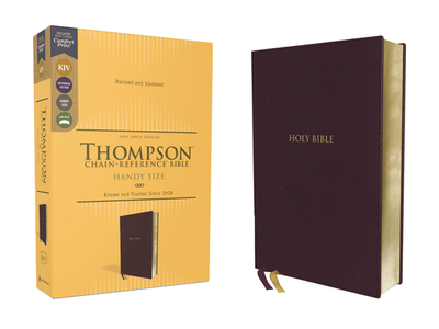 Kjv, Thompson Chain-Reference Bible, Handy Size, Leathersoft, Burgundy, Red Letter, Comfort Print - Thompson, Frank Charles, Dr. (Editor), and Zondervan