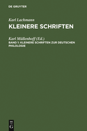 Kleinere Schriften Zur Deutschen Philologie