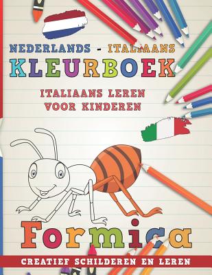 Kleurboek Nederlands - Italiaans I Italiaans Leren Voor Kinderen I Creatief Schilderen En Leren - Nerdmedianl
