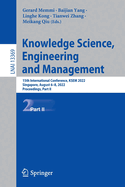 Knowledge Science, Engineering and Management: 15th International Conference, KSEM 2022, Singapore, August 6-8, 2022, Proceedings, Part II