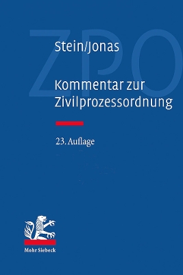 Kommentar zur Zivilprozessordnung (23. Aufl.): B?nde 1-12 - Stein, and Jonas, Martin