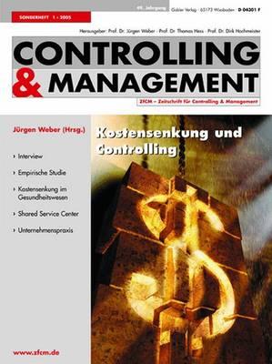 Kostensenkung Und Controlling - Weber, J?rgen (Editor)