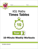 KS1 Year 2 Maths Times Tables 10-Minute Weekly Workouts