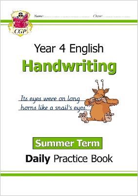 KS2 Handwriting Year 4 Daily Practice Book: Summer Term - CGP Books (Editor)