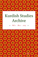 Kurdish Studies Archive: Vol. 1 No. 1 2013